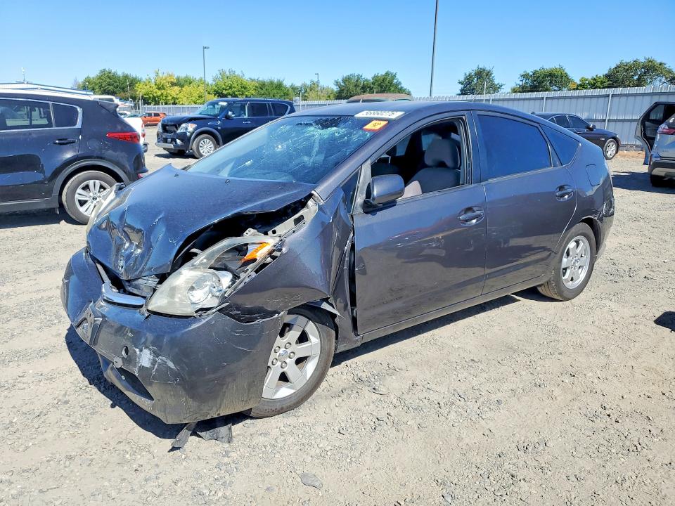 2007 Toyota Prius VIN JTDKB20U073281355 COPART salvage auction — FRONT END, CA - SALVAGE CERTIFICATE, sold $125 on 2026-07-21 (photo 1)