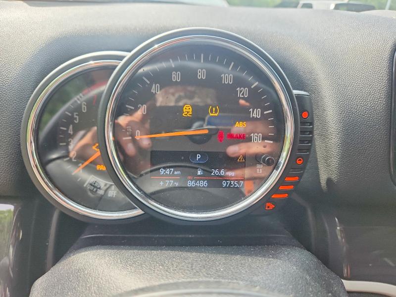2017 Mini VIN WMZYT5C34H3D81023 COPART salvage auction — FRONT END, Md - Cert Of Salvage > 75% Damage, sold $2,300 on 2026-07-31 (photo 9)