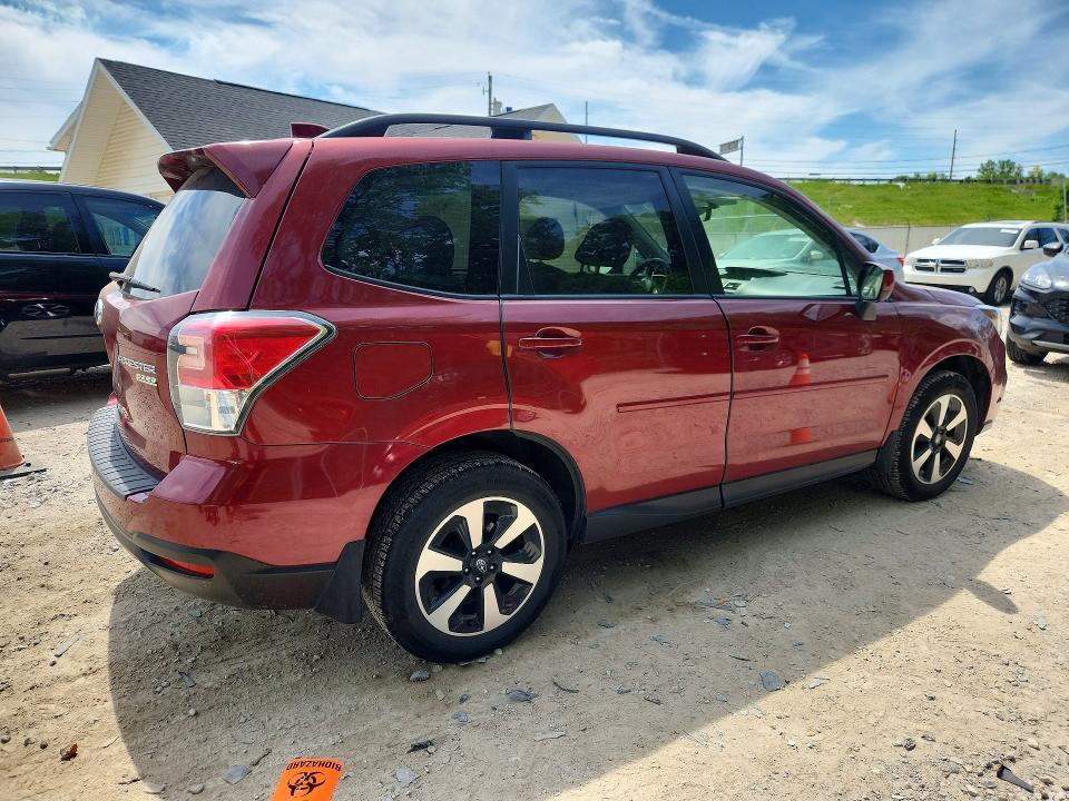 2017 Subaru Forester VIN JF2SJAEC4HH432717 COPART salvage auction — REAR END, Oh - Cert Of Title-Salvage, sold $825 on 2026-07-29 (photo 3)
