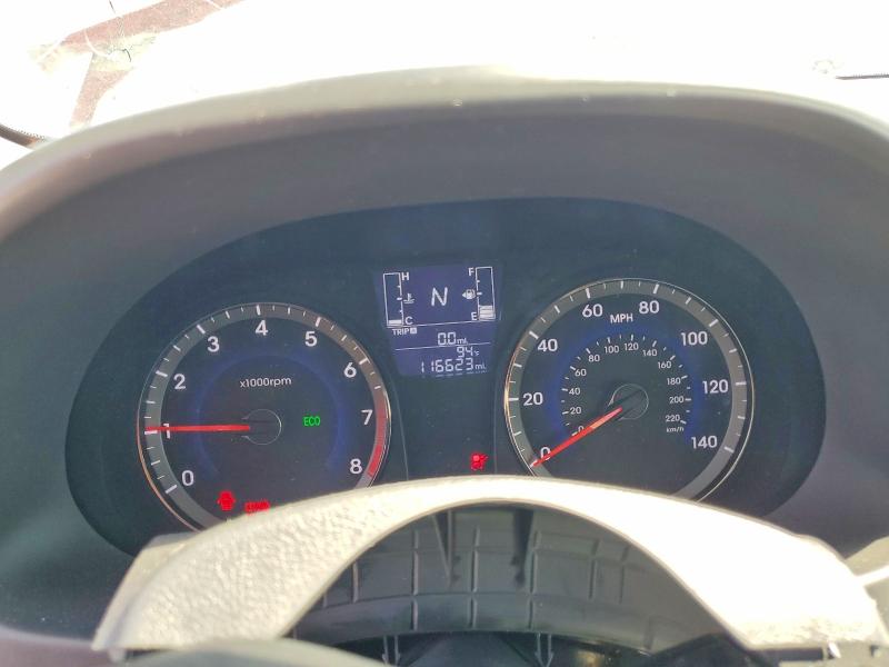 2017 Hyundai Accent VIN KMHCT4AE5HU378031 COPART salvage auction — FRONT END, Fl - Cert Of Title Slvg Rebuildable, sold $550 on 2026-07-10 (photo 9)