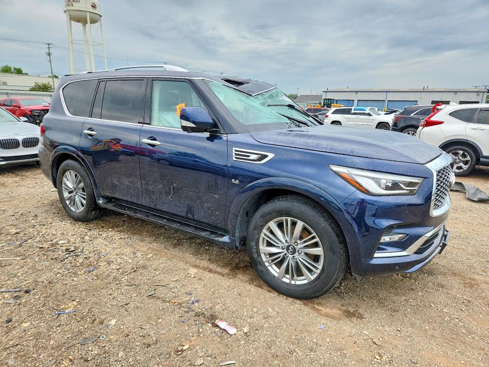 2020 Infiniti Qx80 VIN JN8AZ2NE0L9255407 COPART salvage auction — ROOF, Il - Salvage Certificate, sold $9,900 on 2026-07-29 (photo 4)