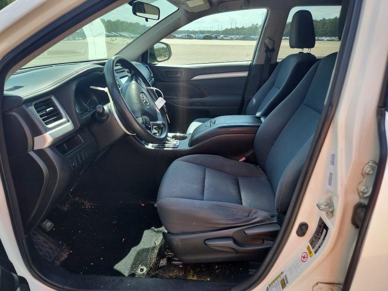 2015 Toyota Highlander VIN 5TDBKRFH4FS144127 COPART salvage auction — FRONT END, La - Cert Of Title-Salvage, sold $4,550 on 2026-07-10 (photo 7)