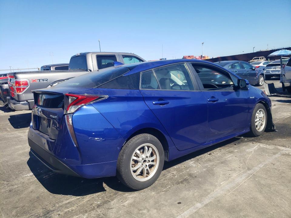 2018 Toyota Prius VIN JTDKBRFU2J3598111 COPART salvage auction — FRONT END, Ca - Salvage Certificate, sold $2,800 on 2026-07-08 (photo 3)