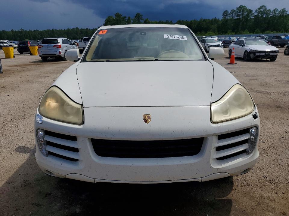 2008 Porsche Cayenne VIN WP1AB29P88LA54388 COPART salvage auction — REAR END, SC - CERT OF TITLE-SALVAGE, sold $650 on 2026-07-27 (photo 5)
