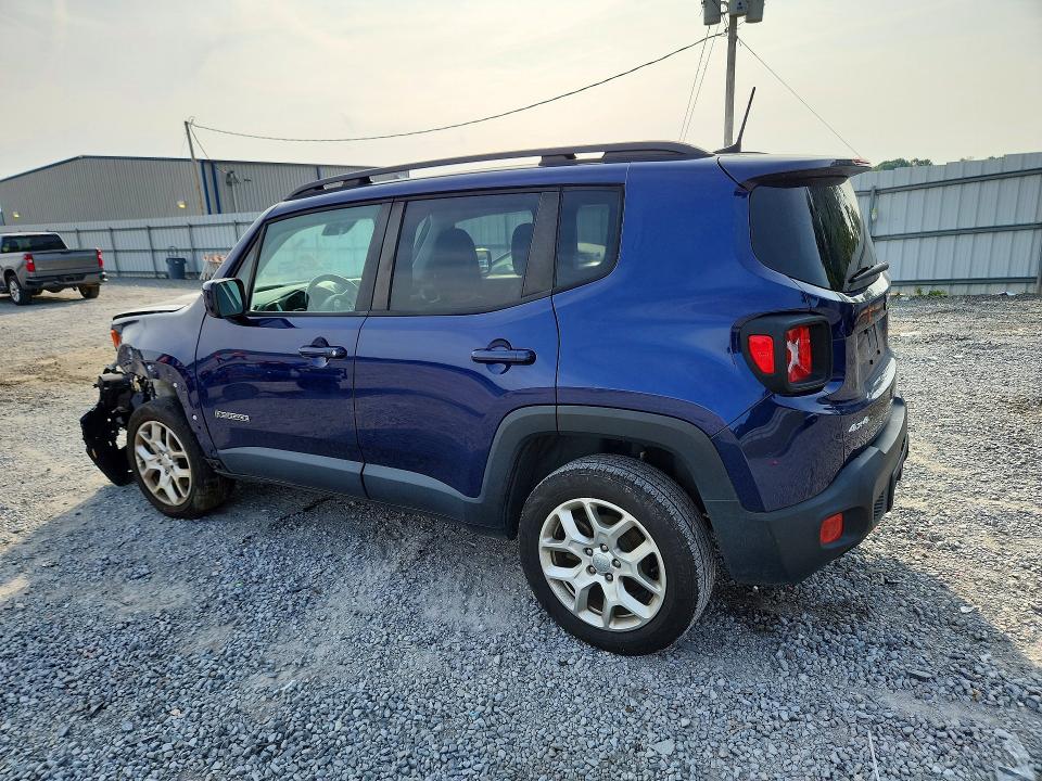 2018 Jeep Renegade VIN ZACCJBBB8JPG96803 COPART salvage auction — FRONT END, Nc - Dlr Only-Clean/Over 25% Damage, sold $925 on 2026-07-08 (photo 2)