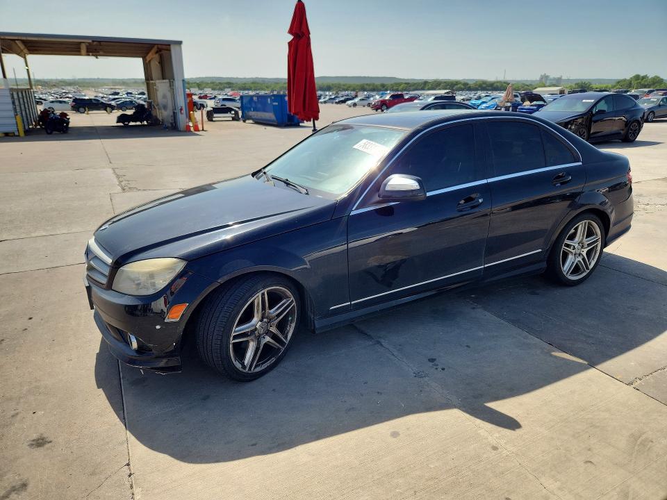2009 Mercedes-benz C class VIN WDDGF54XX9F220909 COPART salvage auction — REAR END, TX - SALVAGE VEHICLE TITLE, sold $750 on 2026-07-20 (photo 1)