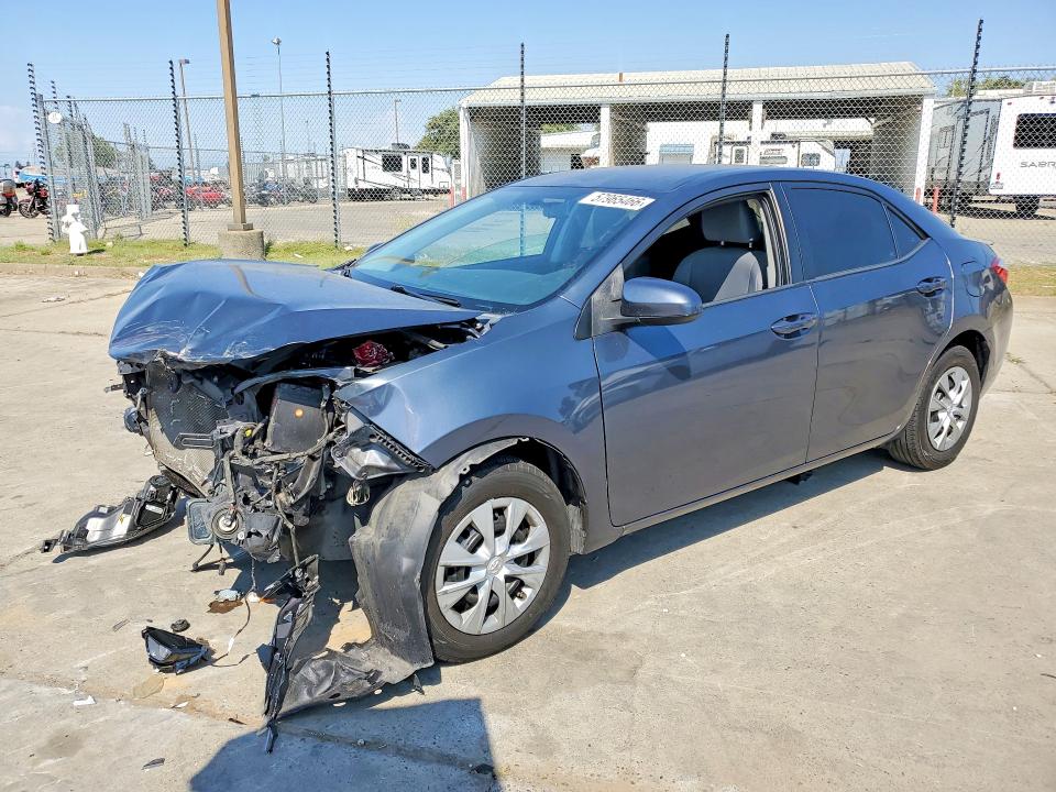 2016 Toyota Corolla VIN 5YFBURHE2GP492256 COPART salvage auction — FRONT END, Ca - Salvage Certificate, sold $925 on 2026-07-20 (photo 1)