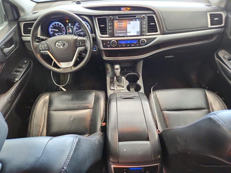 2015 Toyota Highlander VIN 5TDJKRFH7FS104653 COPART salvage auction — FRONT END, Ne - Cert Of Title-Salvage, sold $5,600 on 2026-07-14 (photo 8)
