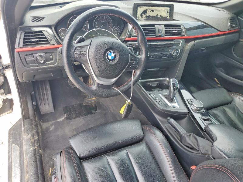 2015 BMW 4er VIN WBA3T7C56FP942314 COPART salvage auction — WATER/FLOOD, Tn - Salvage Cert-Water Damage, sold $1,800 on 2026-07-14 (photo 8)