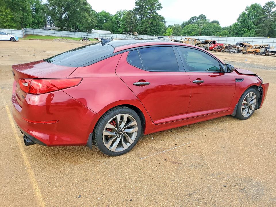 2015 Kia Optima VIN 5XXGR4A67FG427679 COPART salvage auction — FRONT END, Tx - Salvage Vehicle Title, sold $625 on 2026-07-13 (photo 3)