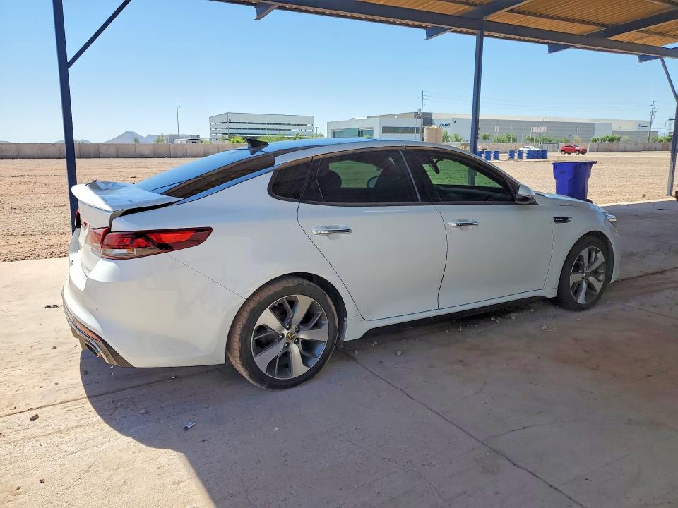 2018 Kia Optima VIN 5XXGW4L26JG216744 COPART salvage auction — SIDE, Az - Cert Of Title - Salvage, sold $1,950 on 2026-07-02 (photo 3)