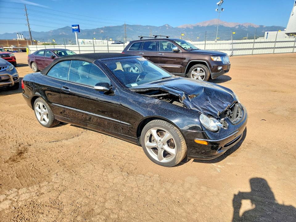 2004 Mercedes-benz Clk-klasse VIN WDBTK65G24T023850 COPART salvage auction — FRONT END, Co - Salvage Title, sold $1,350 on 2026-08-12 (photo 4)