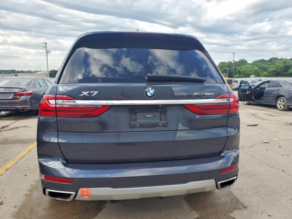 2019 BMW X7 VIN 5UXCX4C59KLB39814 COPART salvage auction — FRONT END, KY - CERT OF TITLE-SALVAGE, sold $15,600 on 2026-07-11 (photo 6)