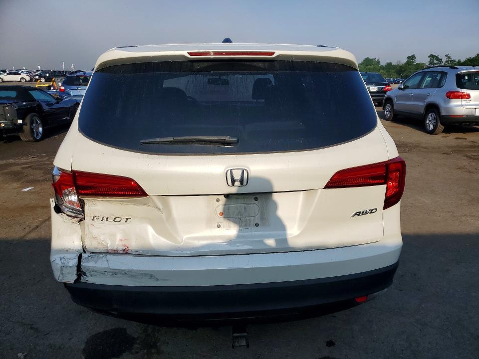 2018 Honda Pilot VIN 5FNYF6H54JB005578 COPART salvage auction — REAR END, PA - CERTIFICATE OF SALVAGE, sold $8,700 on 2026-07-02 (photo 6)