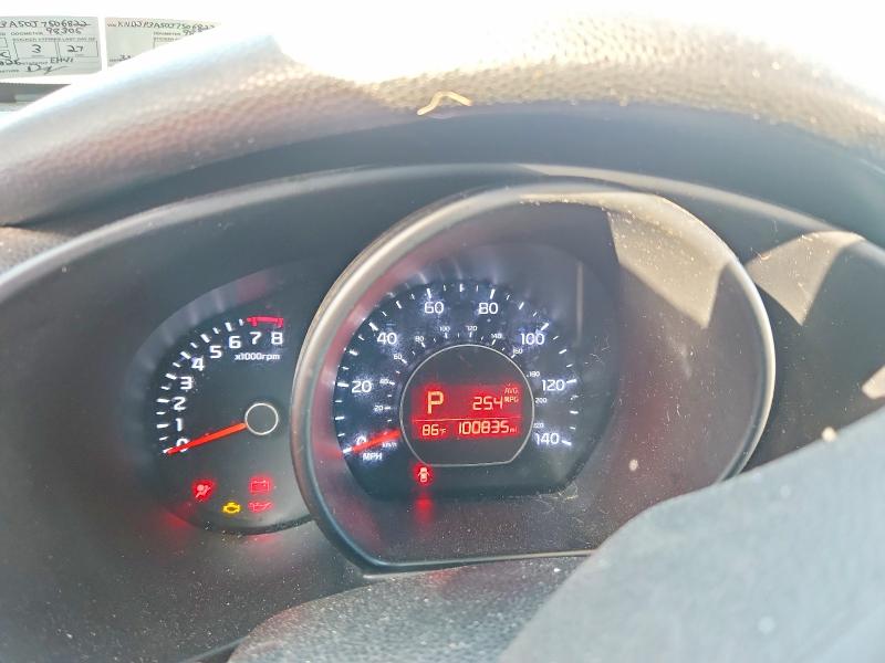 2018 Kia Soul VIN KNDJP3A50J7506822 COPART salvage auction — FRONT END, PA - CERTIFICATE OF SALVAGE, sold $975 on 2026-07-17 (photo 9)