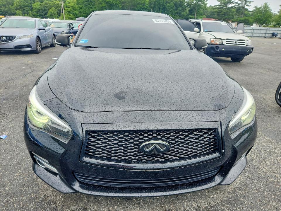 2015 Infiniti VIN JN1BV7AR2FM420590 COPART salvage auction — REAR END, Ri - Salvage Certificate Of Title, sold $350 on 2026-07-21 (photo 5)