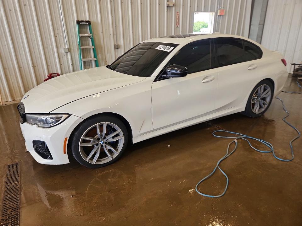 2020 BMW M3 VIN WBA5U9C06LAF54801 COPART salvage auction — UNDERCARRIAGE, Wi - Cert Of Title-Claim Paid, sold $10,600 on 2026-08-17 (photo 1)