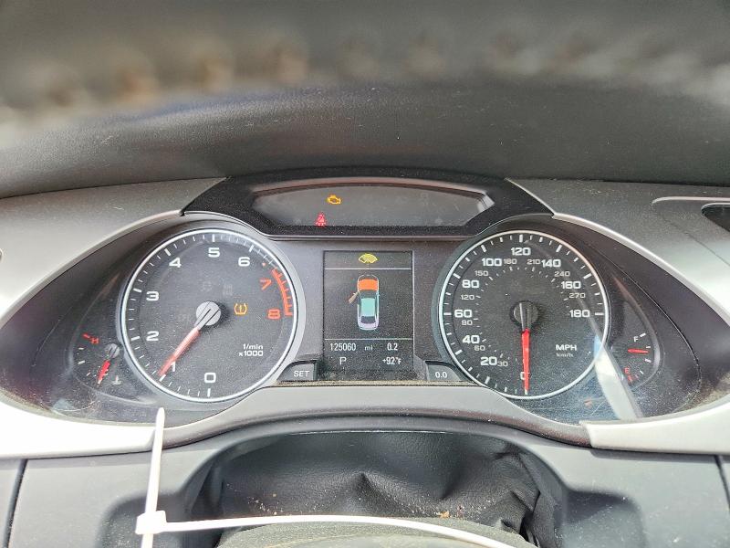 2012 Audi A4 VIN WAUFFAFL5CA045060 COPART salvage auction — MECHANICAL, Ga - Certificate Of Title, sold $550 on 2026-07-16 (photo 9)