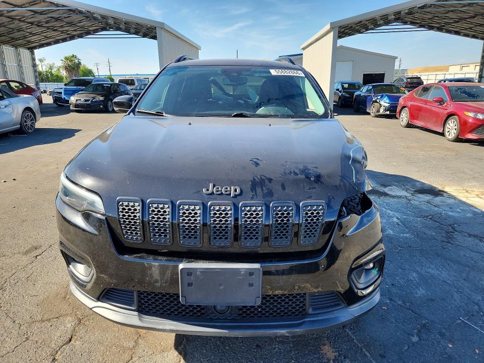 2022 Jeep Cherokee VIN 1C4PJMMX9ND517923 COPART salvage auction — FRONT END, Ca - Salvage Certificate, sold $4,400 on 2026-07-02 (photo 5)