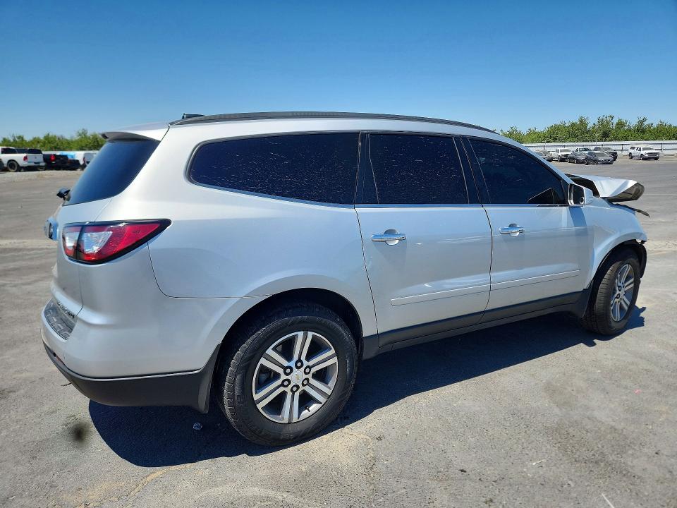 2016 Chevrolet Traverse VIN 1GNKRGKD0GJ185900 COPART salvage auction — FRONT END, Ca - Salvage Certificate, sold $325 on 2026-07-09 (photo 3)