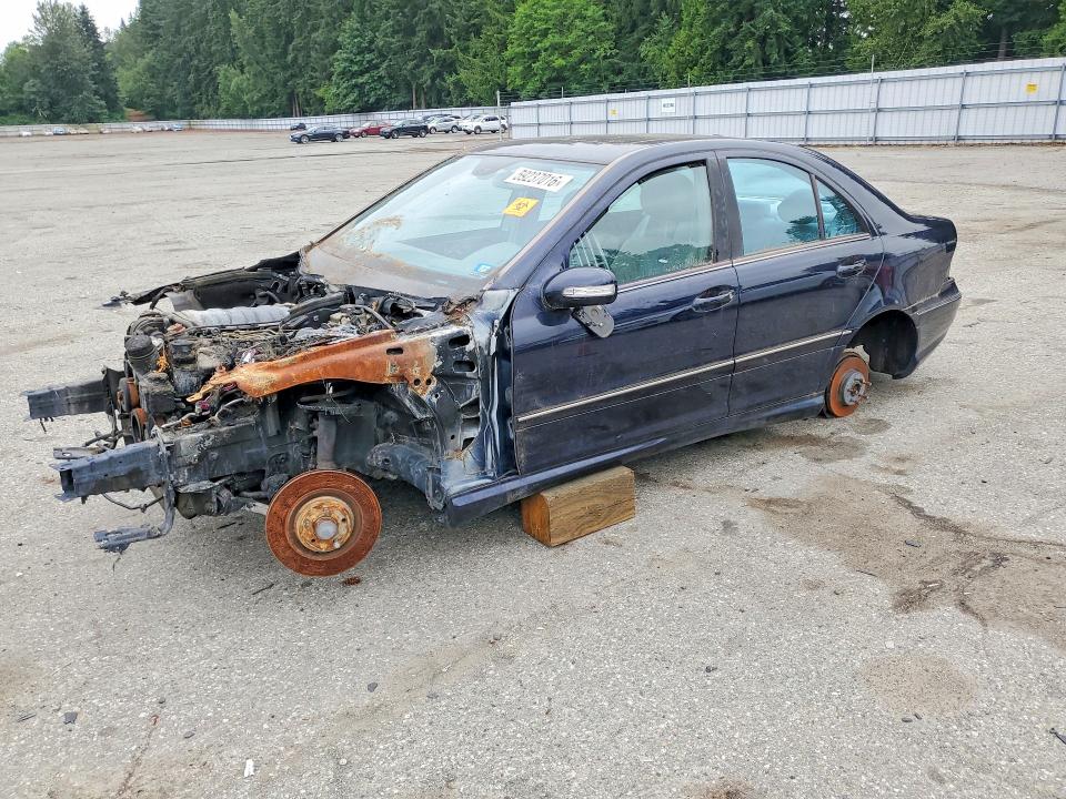 2006 Mercedes-benz C class VIN WDBRF76J26F777606 COPART salvage auction — STRIPPED, Wa - Vehicle Cert Of Ownership-Titl, sold $125 on 2026-07-27 (photo 1)