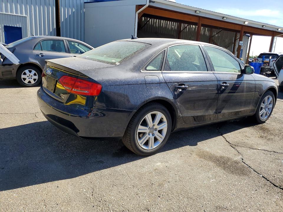 2011 Audi A4 VIN WAUBFAFL2BN014032 COPART salvage auction — MECHANICAL, Co - Dis/Dlr/Exp Only Clean Title, sold $450 on 2026-07-21 (photo 3)