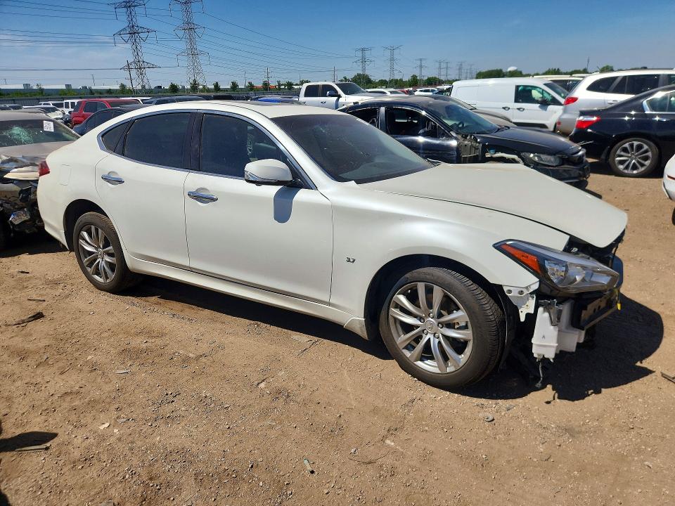 2019 Infiniti Q70 VIN JN1BY1AR8KM580066 COPART salvage auction — FRONT END, Il - Salvage Certificate, sold $300 on 2026-07-28 (photo 4)