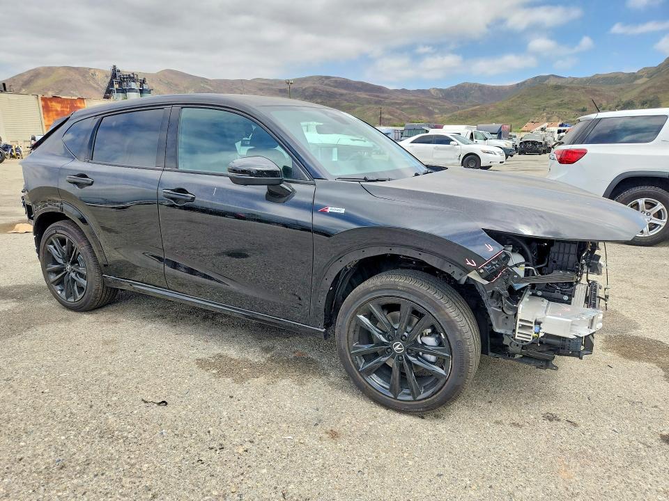 2025 Acura VIN 3HDSA1H72SM706530 COPART salvage auction — REAR END, Ca - Salvage Certificate, sold $9,500 on 2026-07-17 (photo 4)