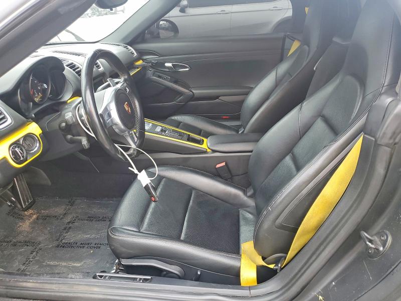 2015 Porsche Boxster VIN WP0CA2A81FK110160 COPART salvage auction — REAR END, Ca - Cert Of Title-Salvaged, sold $14,900 on 2026-07-17 (photo 7)