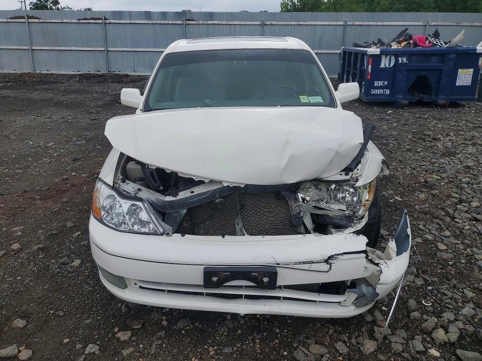 2004 Toyota Avalon VIN 4T1BF28B34U366490 COPART salvage auction — FRONT END, NY - MV-907A SALVAGE CERTIFICATE, sold $450 on 2026-07-09 (photo 5)