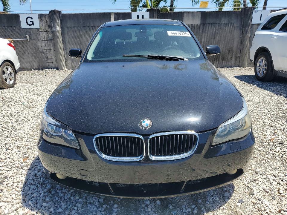 2007 BMW 5 series VIN WBANE53557CW67812 COPART salvage auction — MECHANICAL, Fl - Certificate Of Title, sold $400 on 2026-07-02 (photo 5)