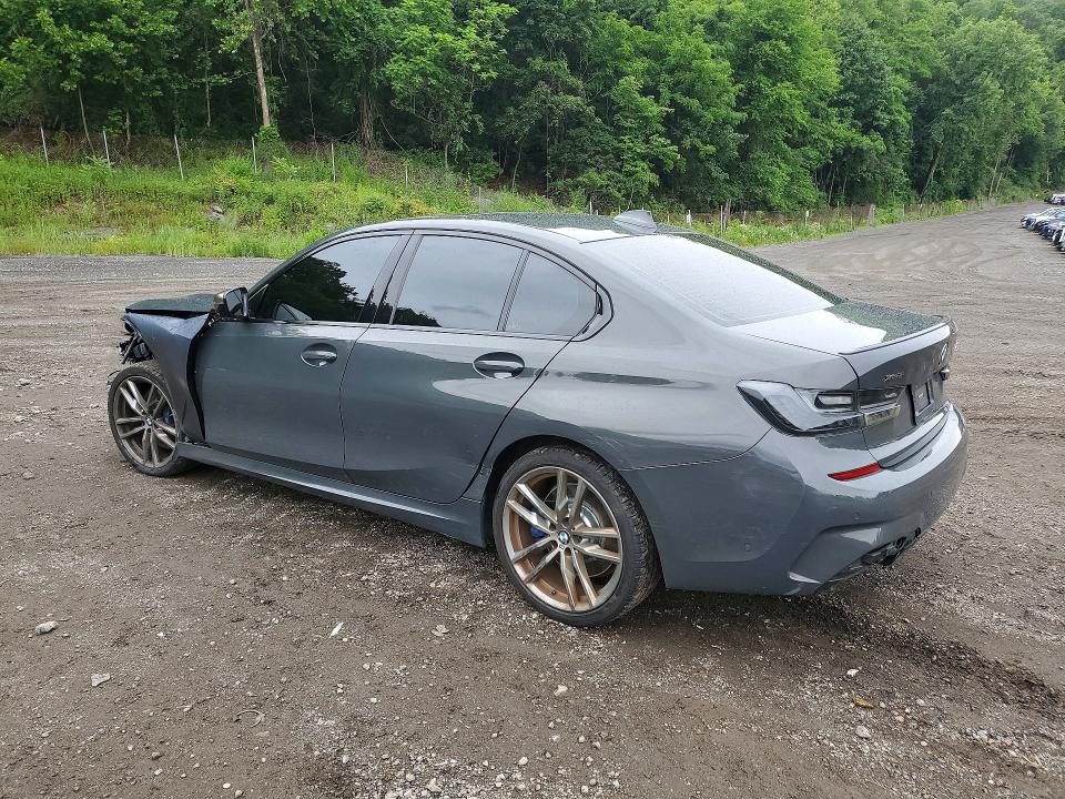 2020 BMW M3 VIN WBA5U9C00LFH60697 COPART salvage auction — FRONT END, Ny - Mv-907A Salvage Certificate, sold $4,200 on 2026-07-23 (photo 2)