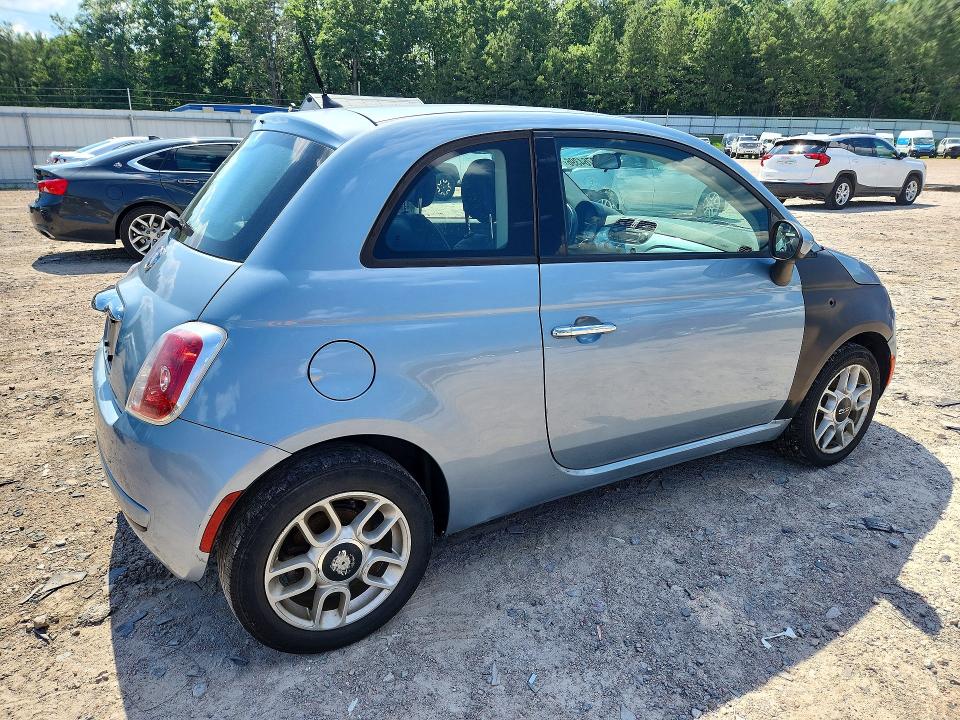 2015 Fiat VIN 3C3CFFAR3FT667348 COPART salvage auction — FRONT END, Va - Certificate Of Title (P), sold $3,300 on 2026-07-08 (photo 3)