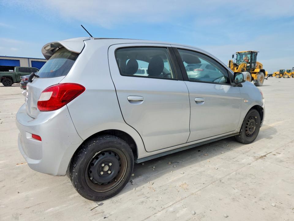 2019 Mitsubishi Mirage VIN ML32A3HJ4KH000935 COPART salvage auction — NORMAL WEAR, Tx - Certificate Of Title, sold $1,850 on 2026-07-17 (photo 3)