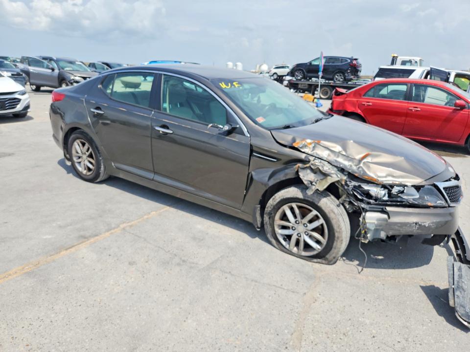 2013 Kia Optima VIN 5XXGM4A77DG190454 COPART salvage auction — FRONT END, Ms - Cert Of Title-Salvaged, sold $400 on 2026-07-29 (photo 4)