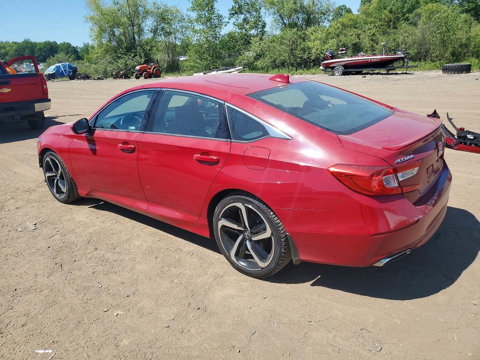 2018 Honda Accord VIN 1HGCV1F38JA182288 COPART salvage auction — FRONT END, Oh - Cert Of Title-Salvage, sold $5,800 on 2026-07-02 (photo 2)