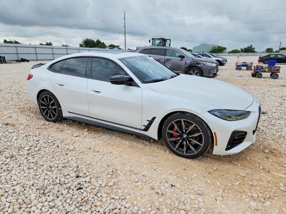 2022 BMW M4 VIN WBA13AW0XNFM45758 COPART salvage auction — UNDERCARRIAGE, Tx - Salvage Vehicle Title, sold $14,000 on 2026-07-23 (photo 4)
