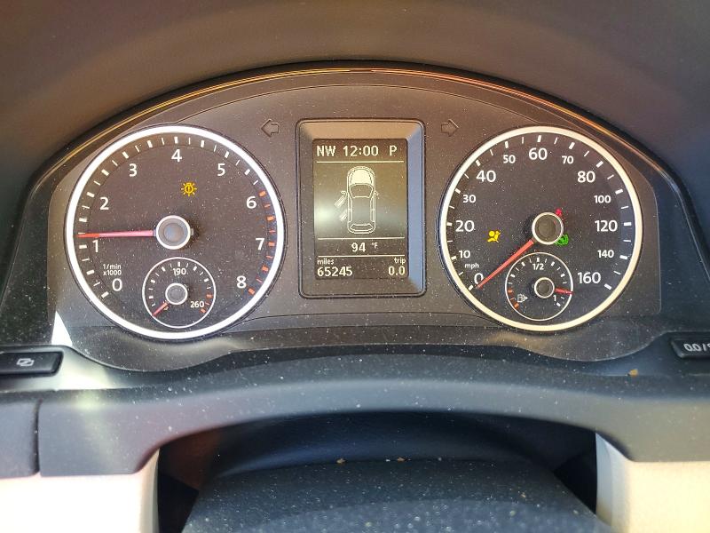 2011 Volkswagen Tiguan VIN WVGAV7AX7BW502929 COPART salvage auction — FRONT END, Ca - Salvage Certificate, sold $1,150 on 2026-08-03 (photo 9)