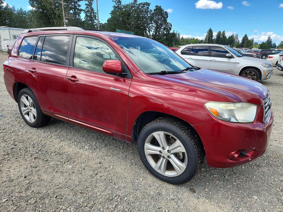 2008 Toyota Highlander VIN JTEES43A882046571 COPART salvage auction — NORMAL WEAR, Wa - Vehicle Cert Of Ownership-Titl, sold $1,500 on 2026-07-10 (photo 4)