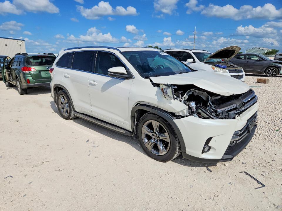 2017 Toyota VIN 5TDYZRFH7HS193279 COPART salvage auction — FRONT END, Tx - Salvage Vehicle Title, sold $6,700 on 2026-07-23 (photo 4)