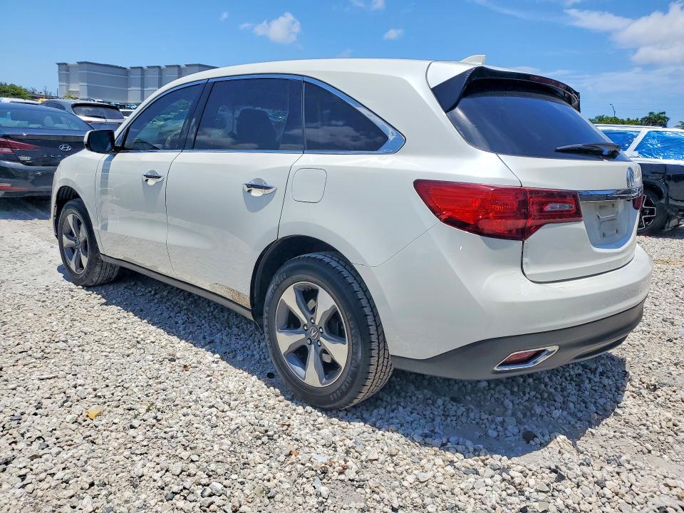 2016 Acura VIN 5FRYD3H25GB016204 COPART salvage auction — FRONT END, Fl - Cert Of Title Slvg Rebuildable, sold $2,350 on 2026-07-02 (photo 2)