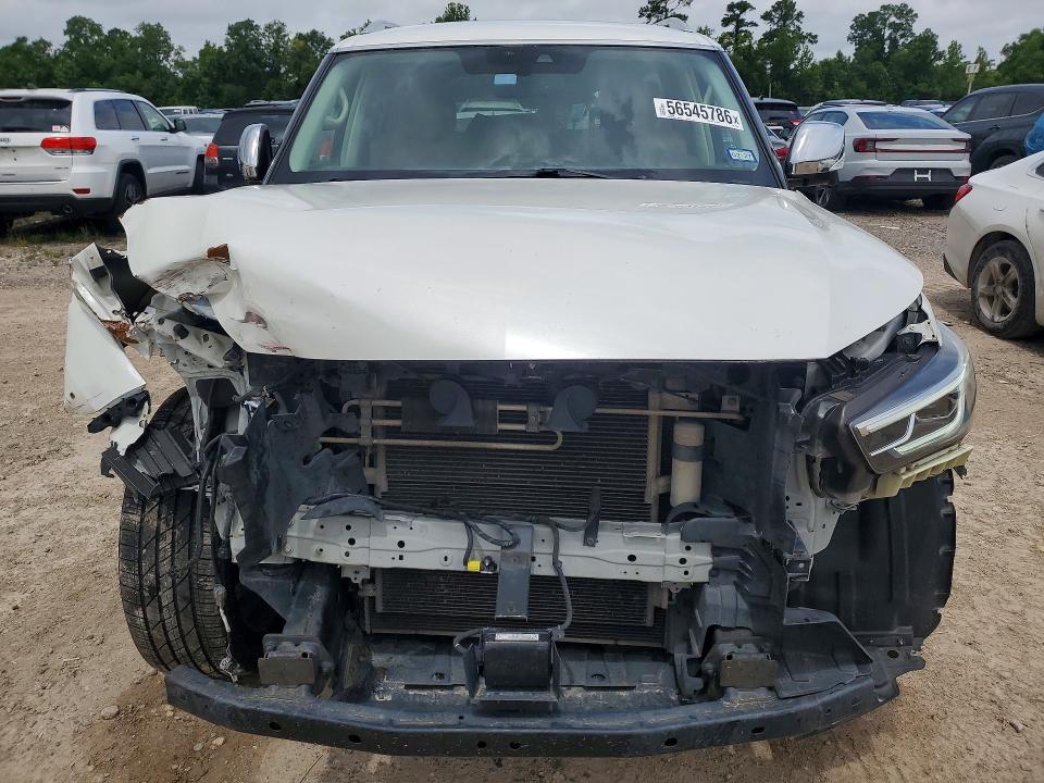 2019 Infiniti Qx80 VIN JN8AZ2NE7K9231507 COPART salvage auction — FRONT END, Tx - Nonrepairable Title, sold $4,650 on 2026-07-10 (photo 5)