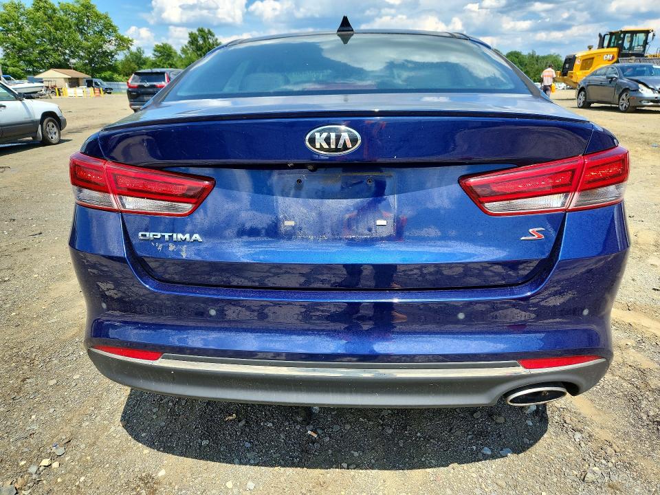 2018 Kia VIN 5XXGT4L36JG242231 COPART salvage auction — NORMAL WEAR, Nj - Certificate Of Title, sold $1,150 on 2026-07-18 (photo 6)
