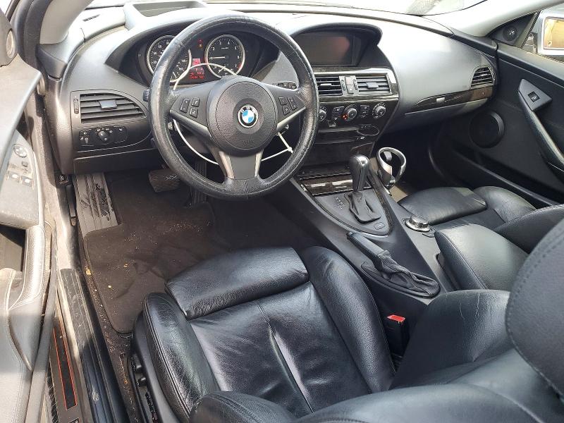 2006 BMW 6 series VIN WBAEH13486CR50517 COPART salvage auction — MINOR DENT/SCRATCHES, CA - DIS/DLR/EXP APP FOR DUP CLEAN, sold $450 on 2026-07-08 (photo 8)