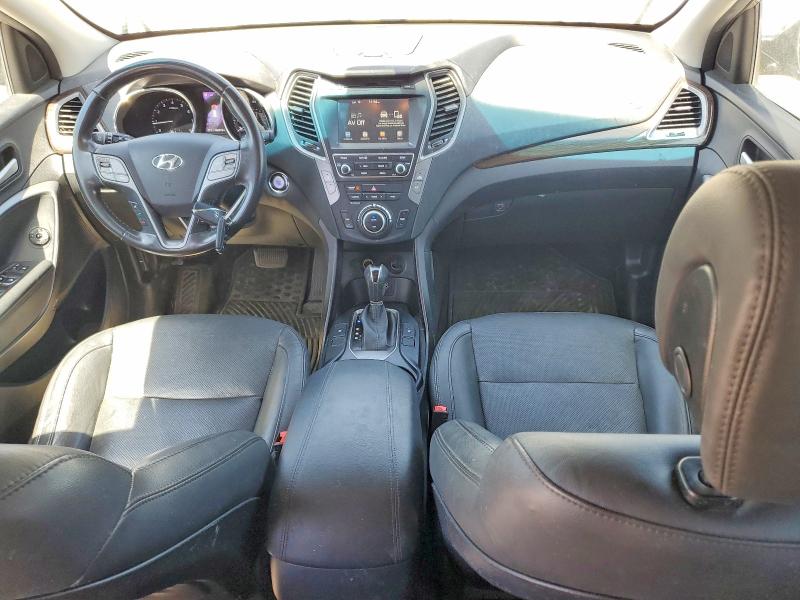 2017 Hyundai Santa fe VIN 5XYZUDLA8HG489910 COPART salvage auction — NORMAL WEAR, MI - DIS/DLR/EXP ONLY CLEAN TITLE, sold $2,650 on 2026-07-09 (photo 8)