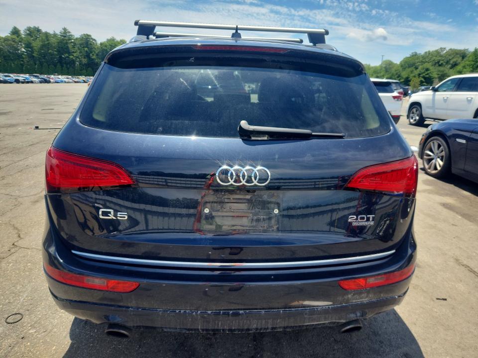 2016 Audi Q5 VIN WA1L2AFP5GA104421 COPART salvage auction — FRONT END, Ri - Salvage Certificate Of Title, sold $2,350 on 2026-07-28 (photo 6)