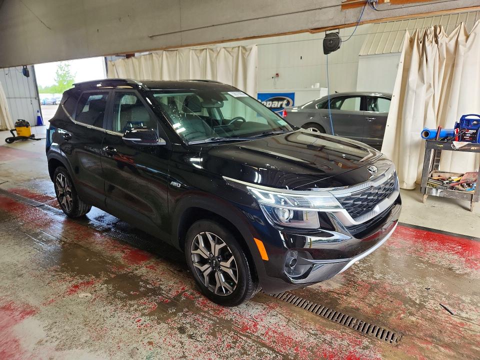 2021 Kia Seltos VIN KNDERCAA2M7197433 COPART salvage auction — REAR END, Ny - Mv-907A Salvage Certificate, sold $6,500 on 2026-07-06 (photo 4)