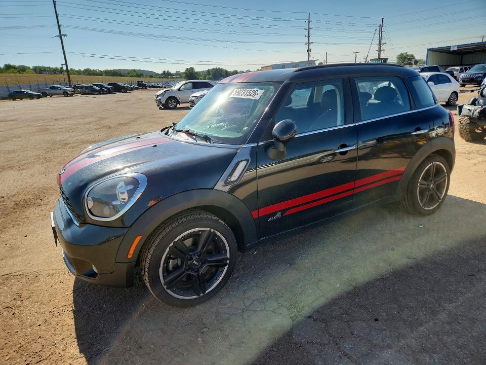 2013 Mini Cooper VIN WMWZC5C54DWP33395 COPART salvage auction — HAIL, Co - Certificate Of Title, sold $1,250 on 2026-07-22 (photo 1)