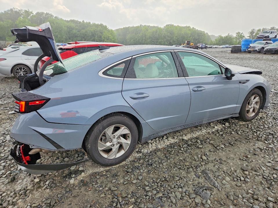 2025 Hyundai Sonata VIN KMHL24JA9SA484863 COPART salvage auction — FRONT END, Nj - Cert Of Title-Salvage, sold $6,500 on 2026-07-20 (photo 3)