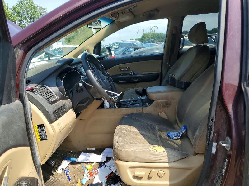 2020 Kia SEDONA VIN KNDMB5C18L6618116 COPART salvage auction — FRONT END, Va - Certificate Of Title, sold $3,450 on 2026-07-31 (photo 7)